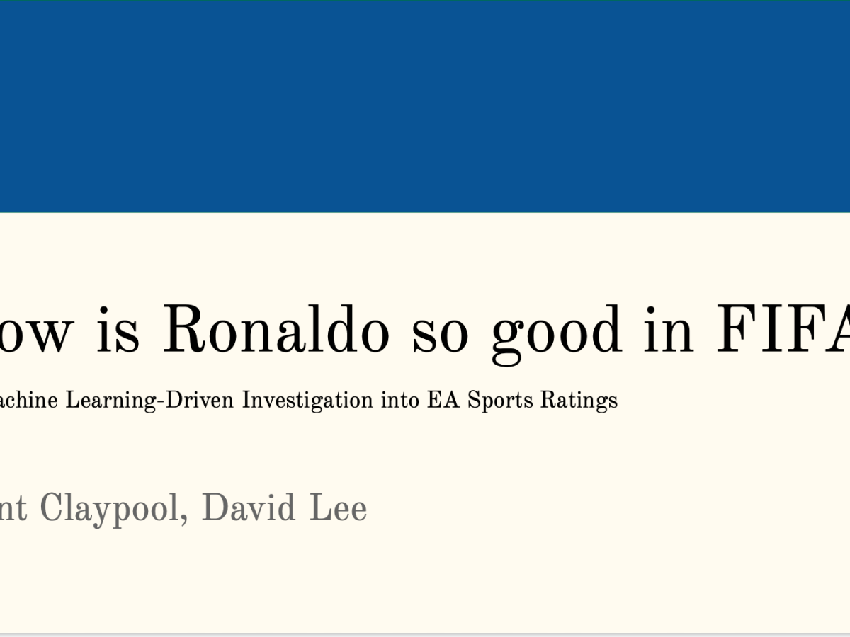 Machine Learning Analysis of EA Sports’&nbsp;FIFA